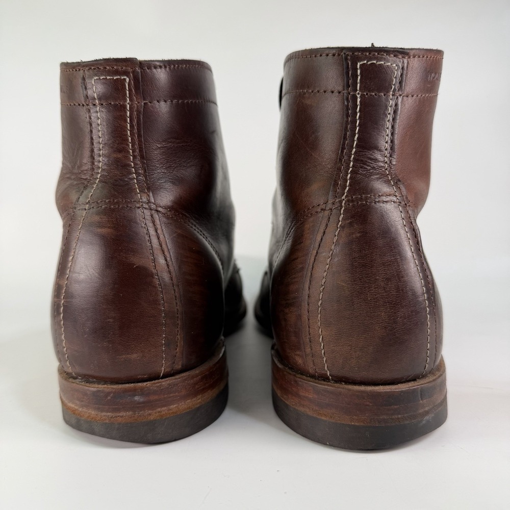 Wolverine 1000 Mile PLAIN TOE Classic Boot Havana Brown W990072 Men's 10.5 D USA - Picture 7 of 15